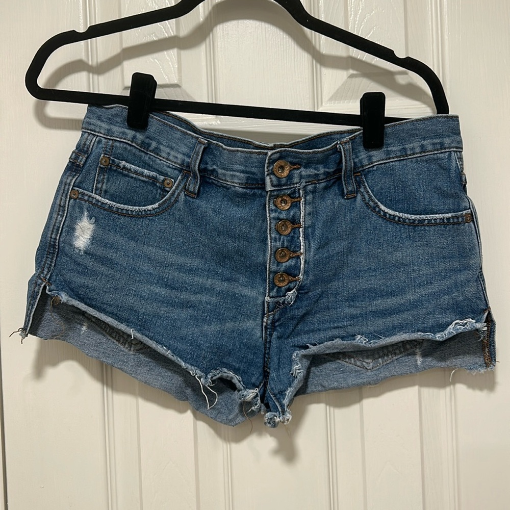 Free People. Jean cut off shorts. Size 26.